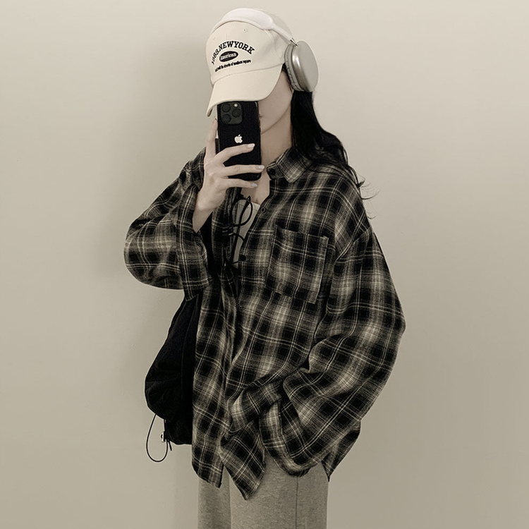 起毛ビンテージチェックシャツ