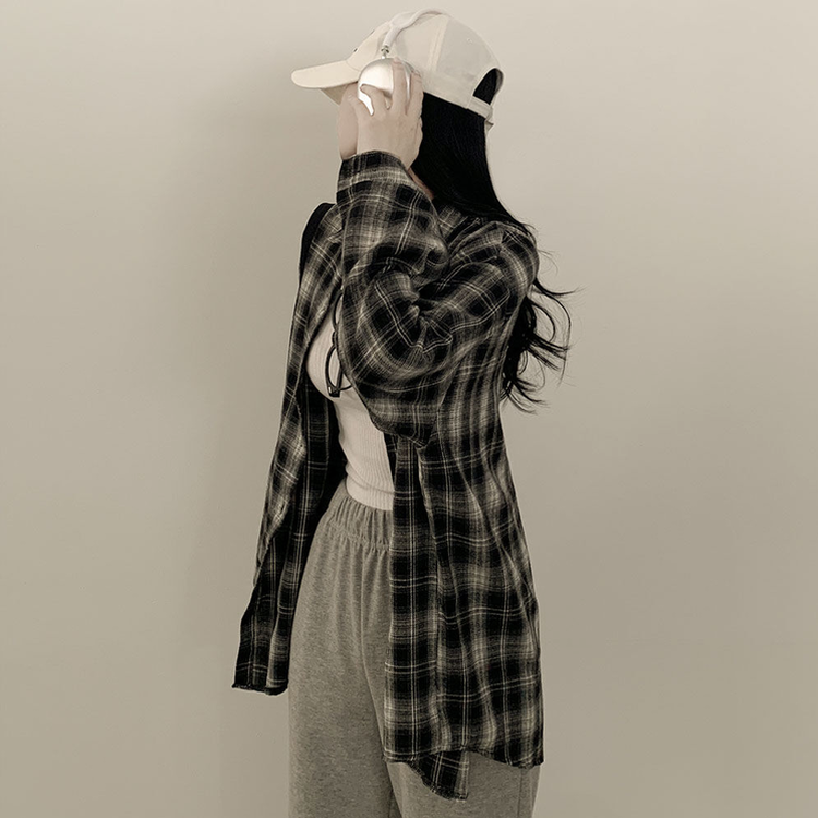 起毛ビンテージチェックシャツ