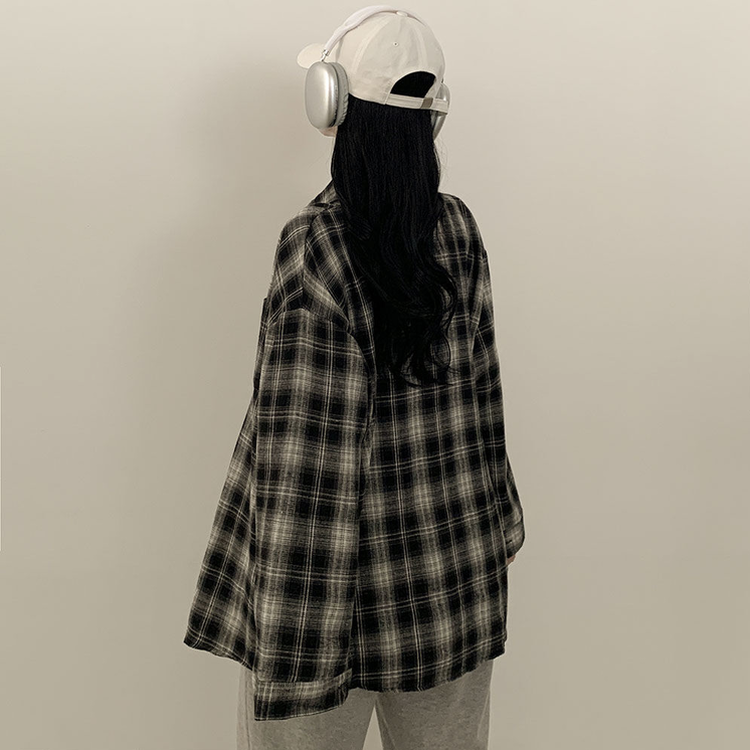 起毛ビンテージチェックシャツ