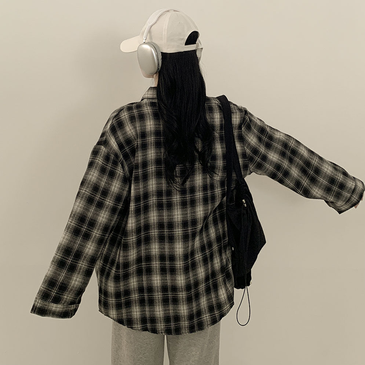 起毛ビンテージチェックシャツ