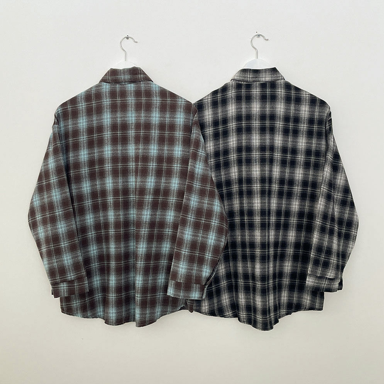 起毛ビンテージチェックシャツ