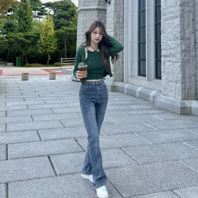 [기장별도] 데님 부츠컷 팬츠 6가지 색상 그레이