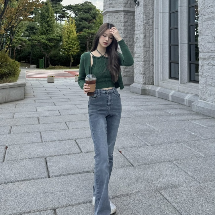 [기장별도] 데님 부츠컷 팬츠 6가지 색상 그레이