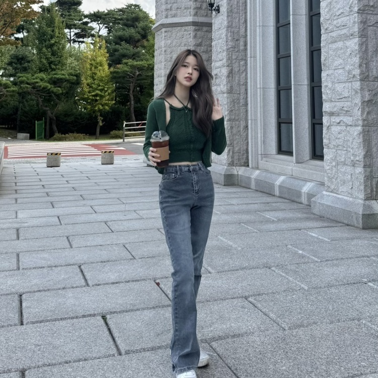 [기장별도] 데님 부츠컷 팬츠 6가지 색상 그레이