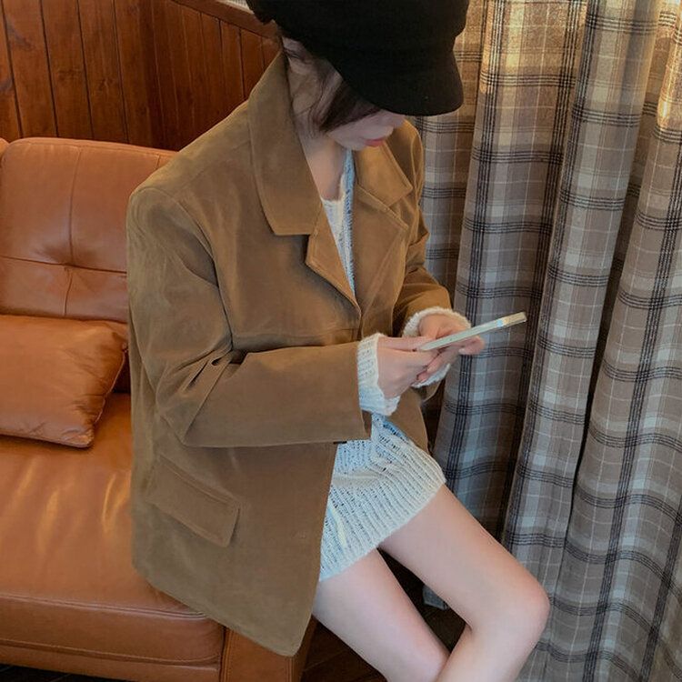 サドラースエードルーズフィットジャケット｜ジャケット｜韓国