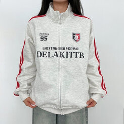 Y2Kジャージジップアップユニフォーム｜ジャンパー｜韓国