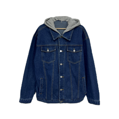 着脱可能パーカージップアップデニムジャケット｜ジャケット｜韓国