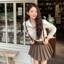 Tibi ベルテッド　スカート ベルテッドタイトスカート