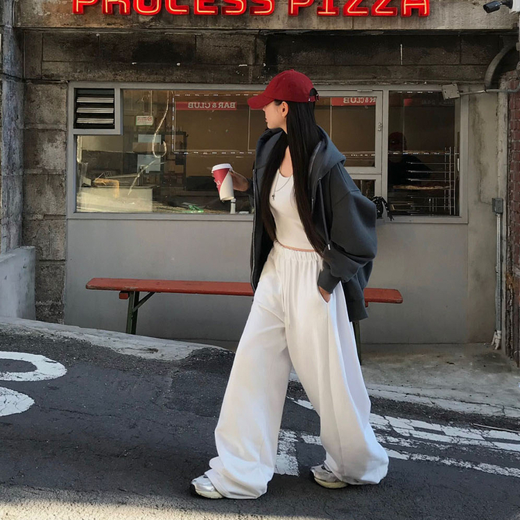 ノア2WAYパーカージップアップ(5color) CHARCOAL