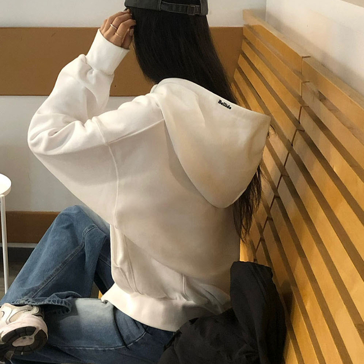 ノア2WAYパーカージップアップ(5color) WHITE
