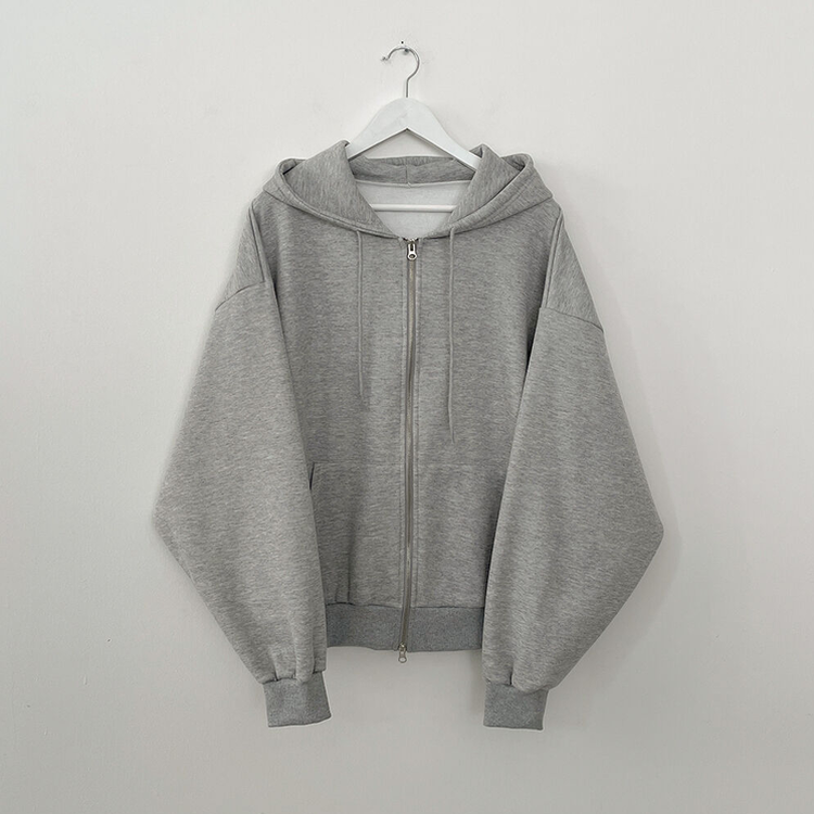 남녀공용 리얼 왕오버핏 투웨이 후드집업 빅사이즈