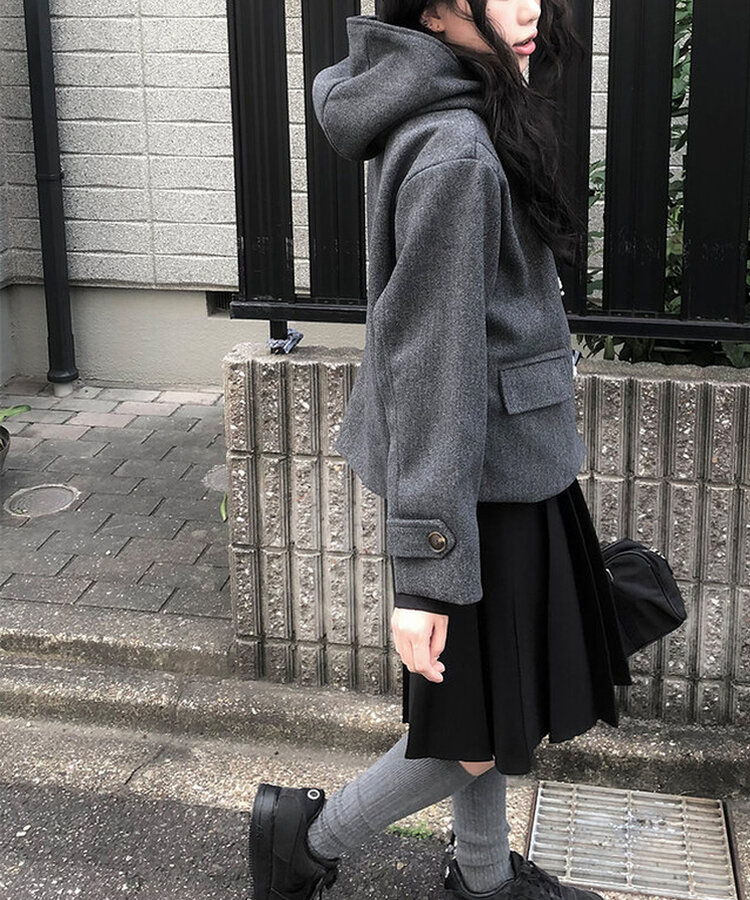♥ショートダッフルコート♥ ファンシーチェックショートダッフルコート(ダッフルコート) | TARA