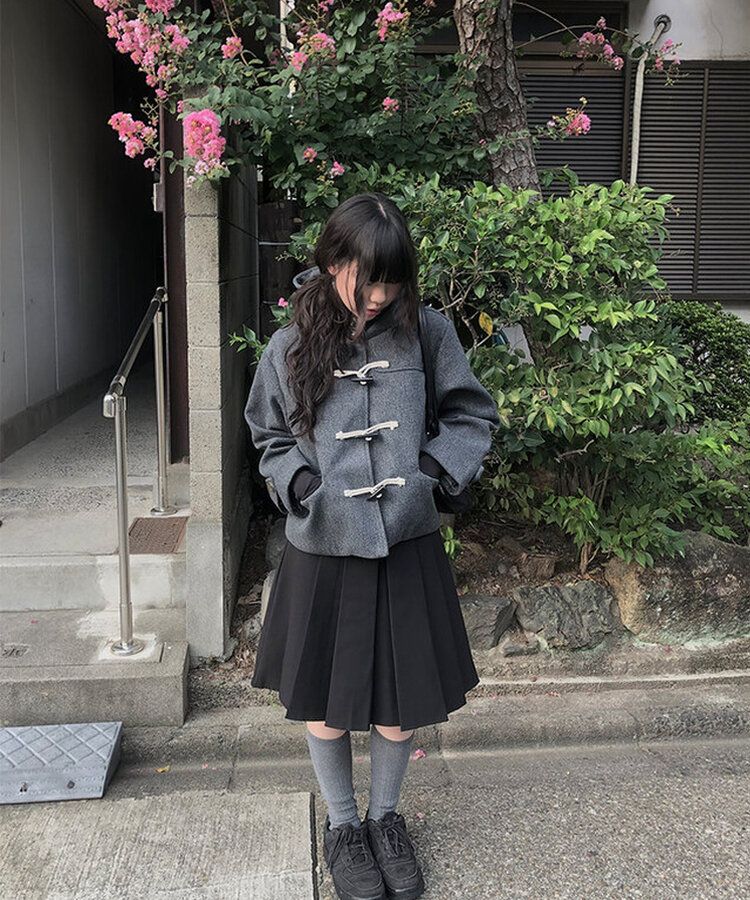 SJP13448 ダッフルショートコート コート - anyonemore