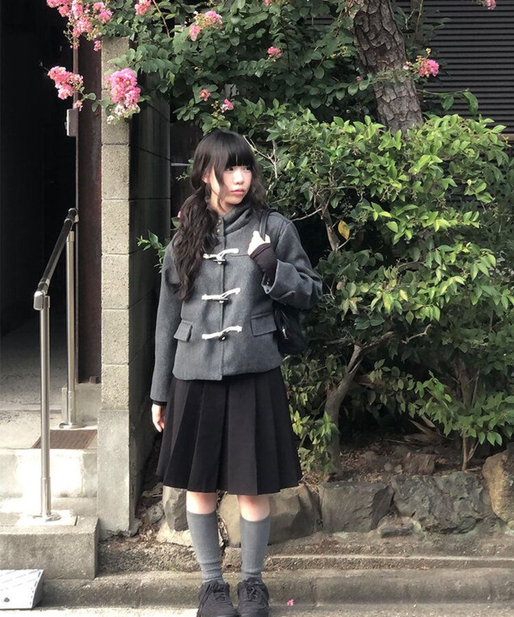 SJP13448 ダッフルショートコート コート - anyonemore