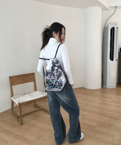 レタリングビンテージy2kジップアップ WHITE