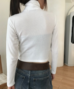 レタリングビンテージy2kジップアップ WHITE