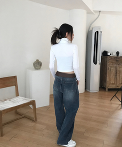 レタリングビンテージy2kジップアップ WHITE