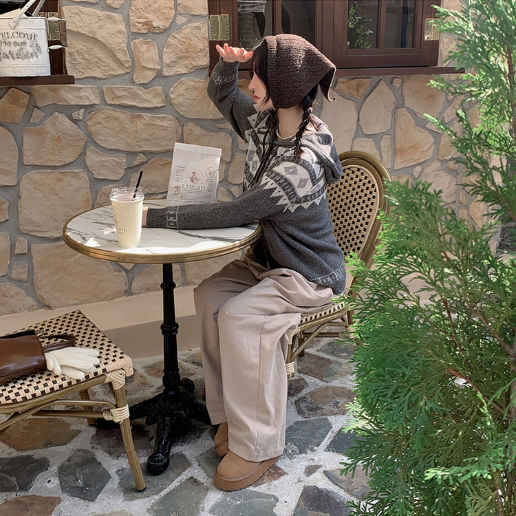 ノルディックアンゴラニットカーディガン｜カーディガン｜韓国