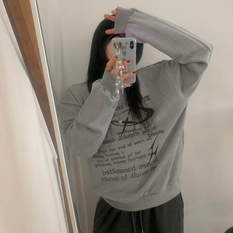スウェット スウェットピグメントトレーナー LIGHT GREY