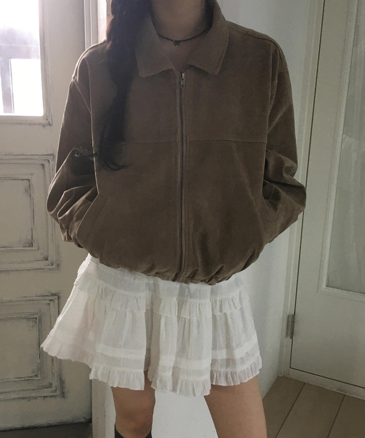 ティアードレースミニスカート IVORY