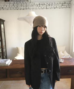 ウールシャーリングビーニー BEIGE