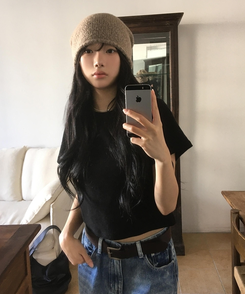 ウールシャーリングビーニー BEIGE