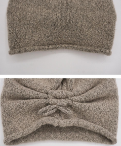 ウールシャーリングビーニー