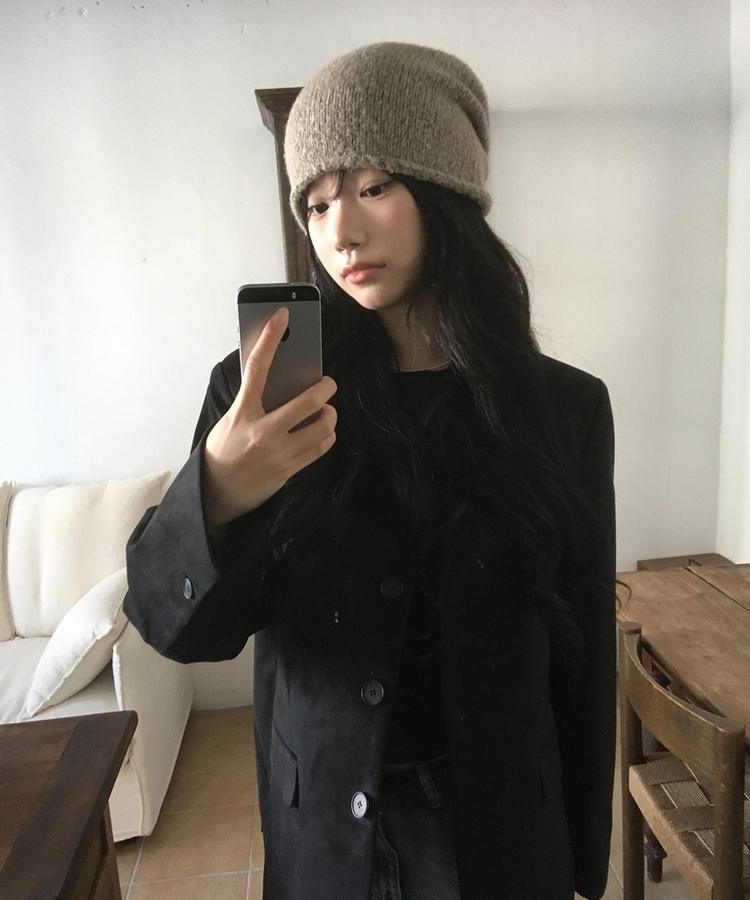 ウールシャーリングビーニー BEIGE