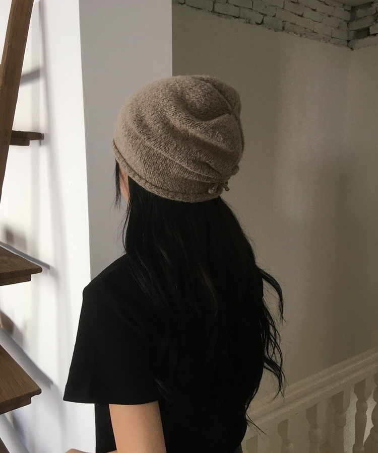 ウールシャーリングビーニー BEIGE