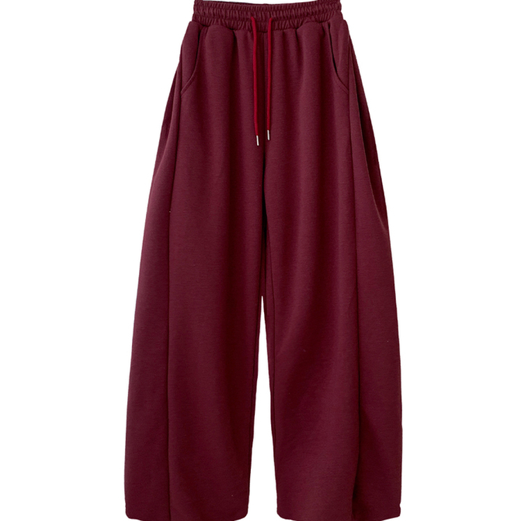 쏘야 밴딩 사이드 핀턱 롱와이드 팬츠 코튼 트레이닝 바지 기장선택 키작녀 키큰녀 남녀공용 빅사이즈 사계절팬츠