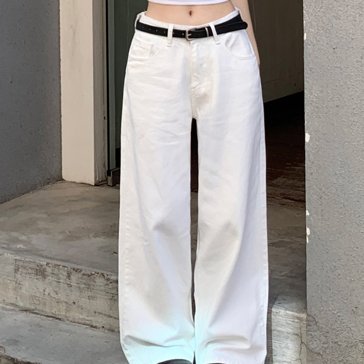 프레즐 비조 백포인트 허리 3버튼 비죠 하이웨스트 로우 코튼 면 와이드 팬츠 바지 사계절템 데일리룩 남녀공용 유니섹스 블랙 바지 3color 화이트