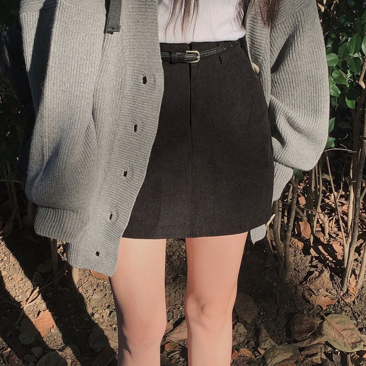 인생스커트 등장 코듀로이 골덴 데일리 미니 A라인 스커트 치마바지 3color