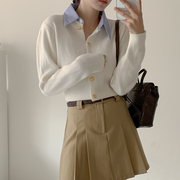 ルーズフィットカーディガン(5color) IVORY