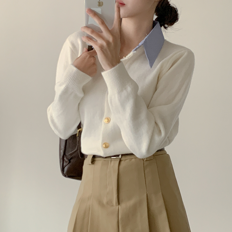 ルーズフィットカーディガン(5color) IVORY