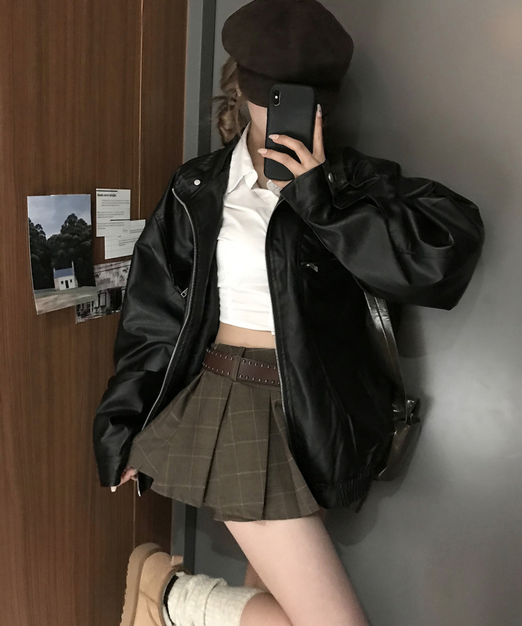SSK19836 アンチプリーツスカートパンツ ミニスカート - yemomile