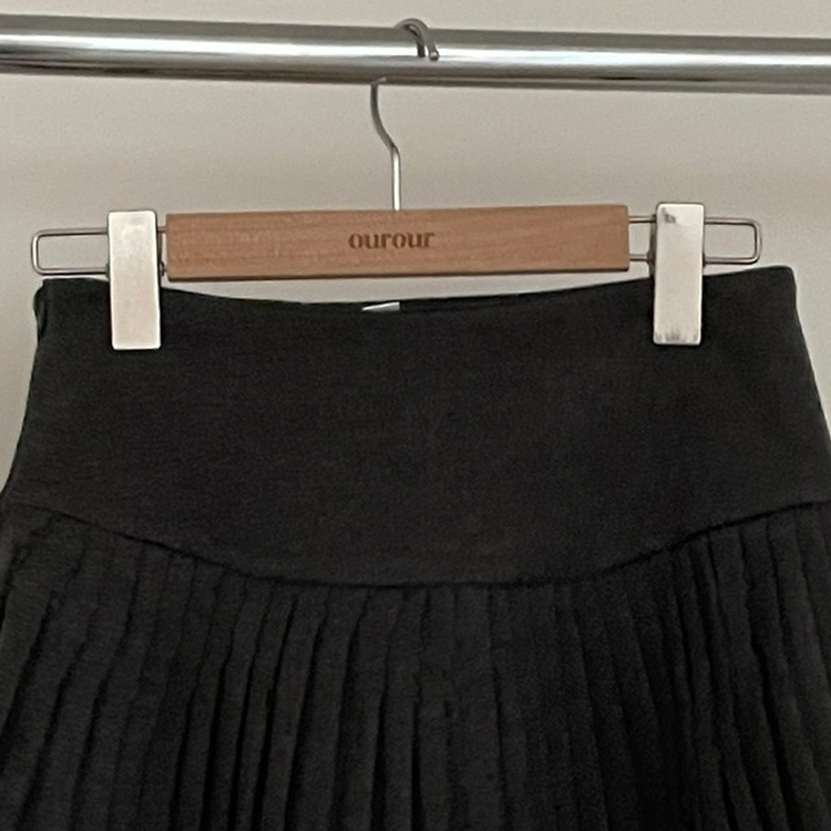 레인 레이스 플리츠 미니 스커트