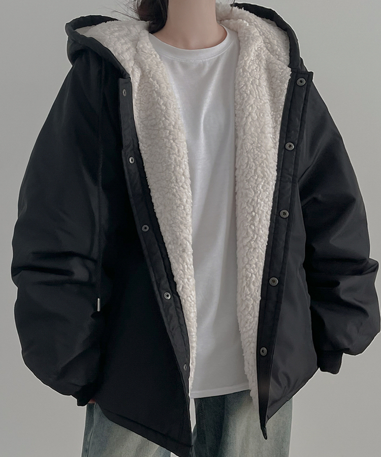 オーバーフィットパーカージャンパーコート｜ジャンパー｜韓国