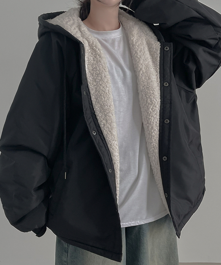オーバーフィットパーカージャンパーコート｜ジャンパー｜韓国