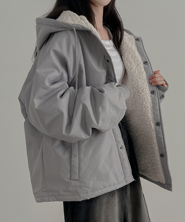 オーバーフィットパーカージャンパーコート｜ジャンパー｜韓国