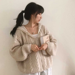 【美品】現行 バーバリー ラバーロゴ ケーブル ニット ジャケット 104cm バーバリー | 公式サイト＆ストア