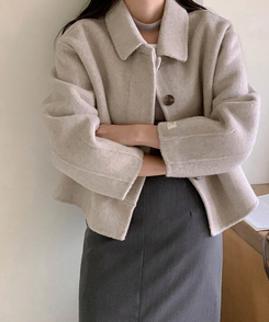 feelings 韓国　ウールジャケット ボタンハンドメイドウールジャケット｜ジャケット｜韓国ファッション