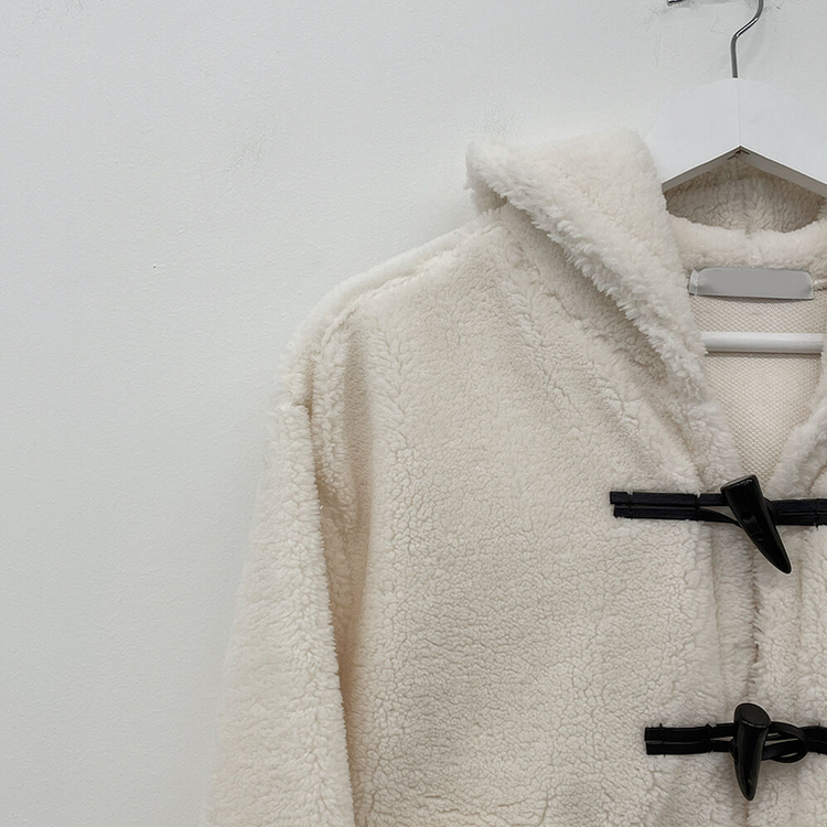 포근 후드 양털 떡볶이 퍼자켓 숏코트 덤블점퍼