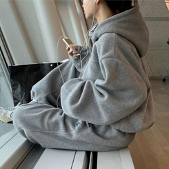 【SET着用可能】【丈別】スマーフフリースワイドトレーニングセット(6color) GREY