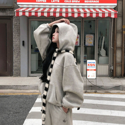 【SET着用可能】【丈別】スマーフフリースワイドトレーニングセット(6color) OATMEAL