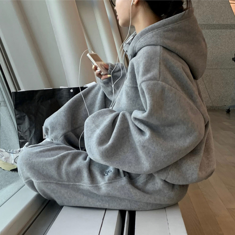 【SET着用可能】【丈別】スマーフフリースワイドトレーニングセット(6color) GREY