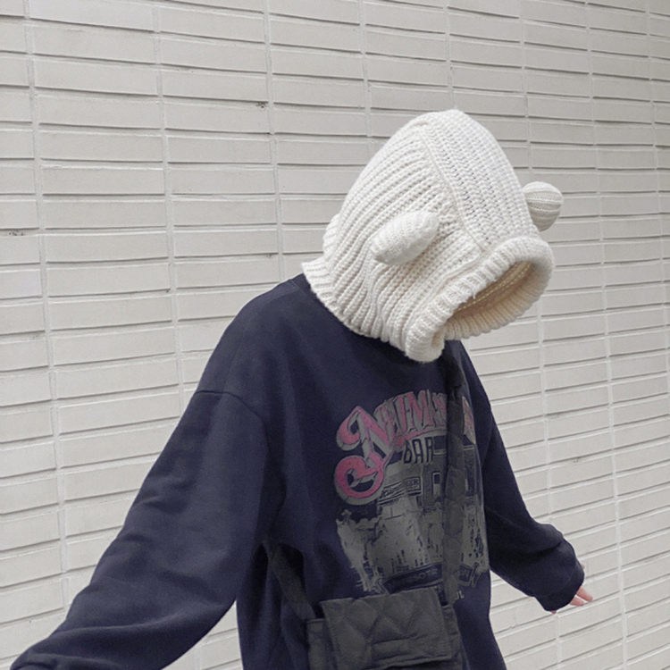 くまちゃんフードバラクラバ｜ファッション雑貨｜韓国ファッション通販