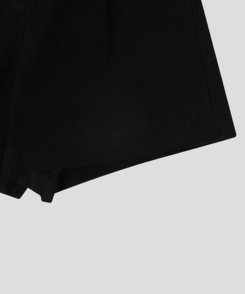 ェスナットピンタック4分丈コーデュロイパンツ