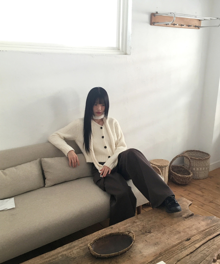 ワンホン　ファー　カーディガン ファーポケット ニットカーディガン｜JENNE(ジェンヌ)公式通販