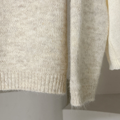 【SET】Vネックルーズフィットニット+キャミソール