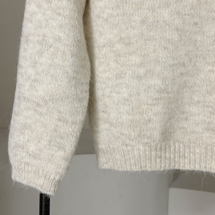 【SET】Vネックルーズフィットニット+キャミソール